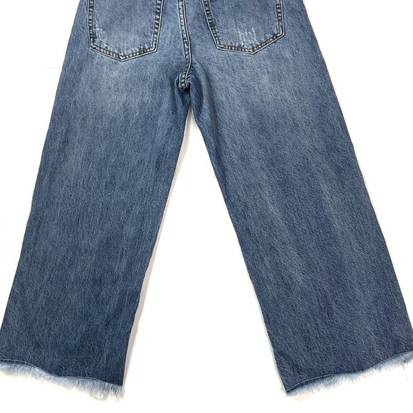 Anthropologie Current Air McKinnon Wide Leg Jeans Sz S  (2) - Picture 9 of 13